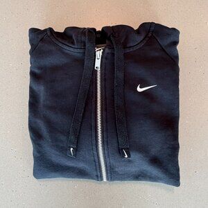 Nike Women's Get Fit Full Zip Loose Fit Hoodie Black Small